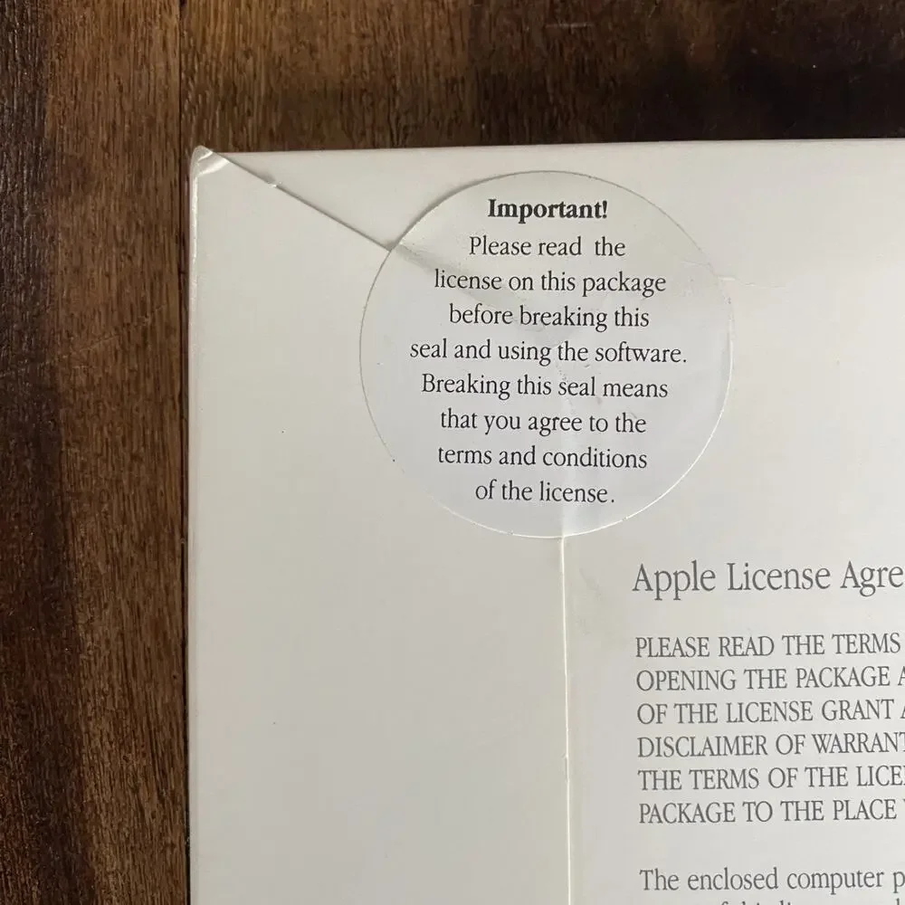 Apple Macintosh SE Owner's Guide Manual w/ Software Floppy Disk Set Vintage